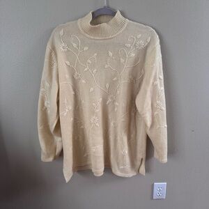 Yellow Flower Sweater